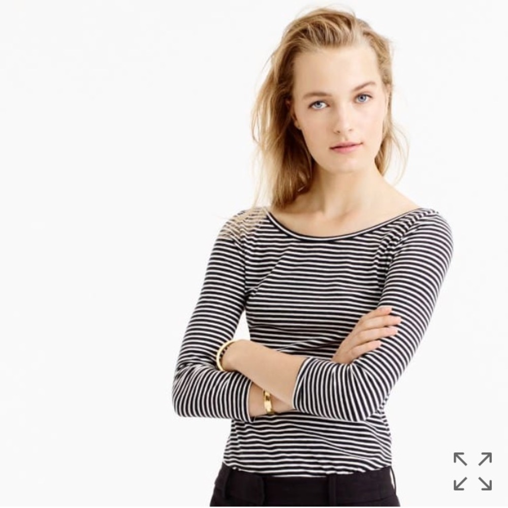 J. Crew Scoopback Ballet Tee